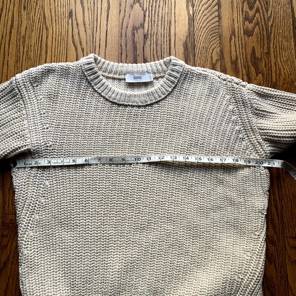 Closed Brand Cotton Button Detail Sweater Cream Chunky Knit XS - Picture 6 of 8